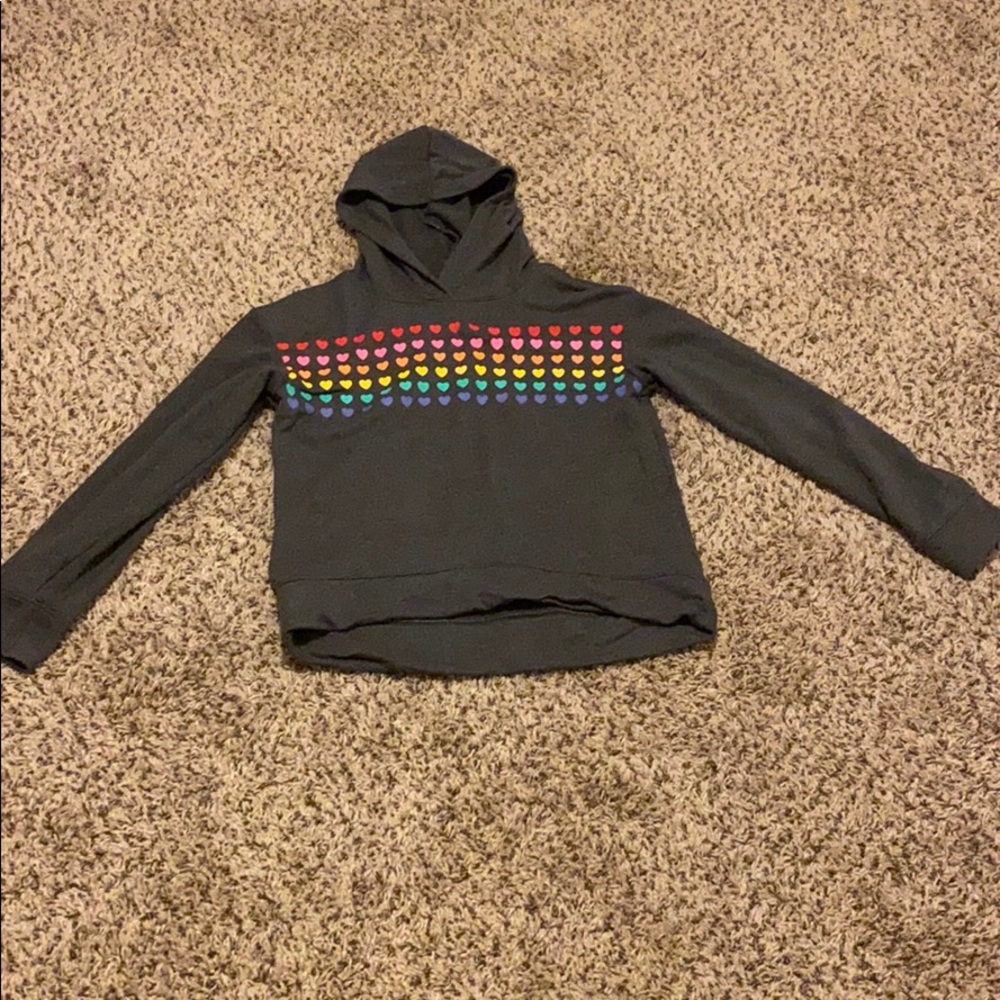 Kids size (14/16) heart hoodie